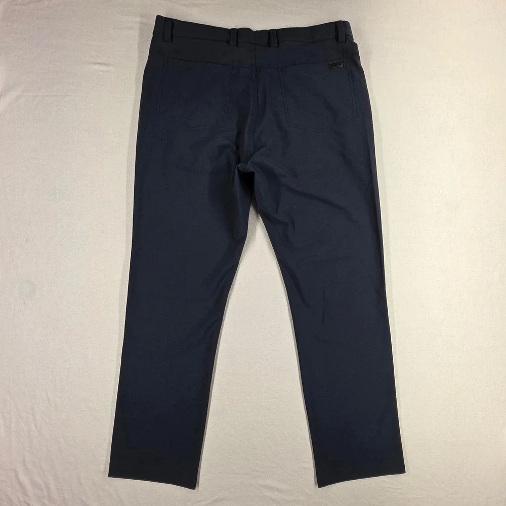 Greg Norman Collection Mens Navy Blue Golf Pants 32x29 Performance Stretch